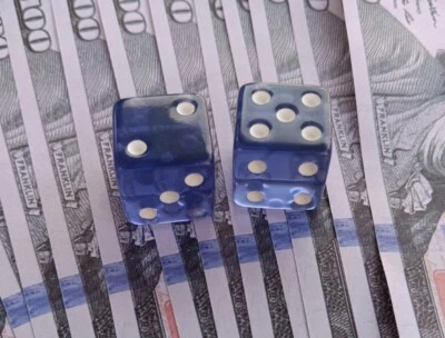 5-DEUCE 5/8" 16mm "Shapes- Bricks"  5-2 Flats. All six numbers Show LOADED DICE! - Image 1 of 4