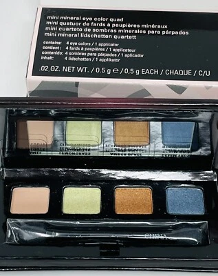 Mary Kay Mini Mineral Eye Color Quad~Caramel/Lemongrass/Amber Blaze/Denim Frost - Image 1 of 3