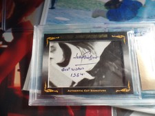 d2000 John Gielgud /8 AUTO 2010 RAZOR CUT SIGNATURE autograph signed EDITION SSP