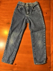 Vintage Lee Jeans Girl’s Size 7 Regular Denim Made In USA Straight Leg - Picture 1 of 5