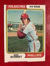 Mike Schmidt Topps 1974 & inserts more " YOU PICK " Philadelphia Phillies HOF