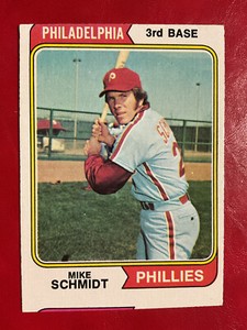 Mike Schmidt Topps 1974 & inserts more " YOU PICK " Philadelphia Phillies HOF