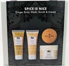 Origins Spice Is Nice Ginger Body Wash, Scrub, & Cream Boxed Gift Set