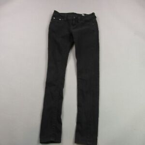 Miss Me Jeans Girls 26X29 Casual Pockets 5 Pocket Outdoors Tapered Cut Black