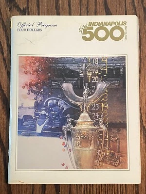 1983 INDY 500 OFFICIAL PROGRAM INDIANAPOLIS BONUS FOLDOUT & ALL INSERTS INTACT - Image 1 of 4