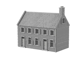 QUATRE BRAS FARMHOUSE A - WATERLOO 3D PRINTED Décor Wargame Terrain Napoleon - Imagen 1 de 5