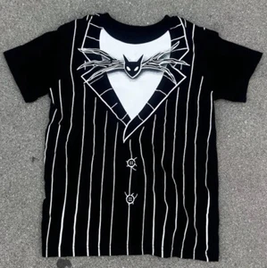 Disney Nightmare Before Christmas Jack Skellington Tuxedo T-Shirt Youth 7 - Picture 1 of 3