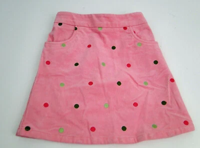 Falda de pana Hartstrings para niñas, rosa con lunares, talla 6 Foto 1 de 4