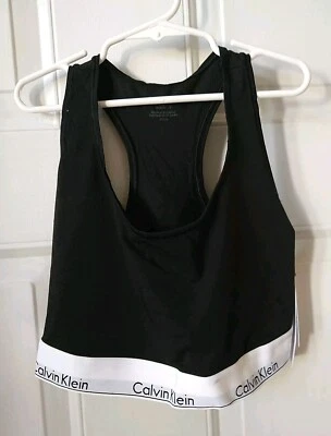 CALVIN KLEIN BLACK MODERN COTTON BRALETTE, SIZE 1X - Image 1 of 2