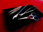 PROF_4x Sewing, Embroidery,Dressmaking SET_Machine Scissors,Tweezers,Seam Ripper