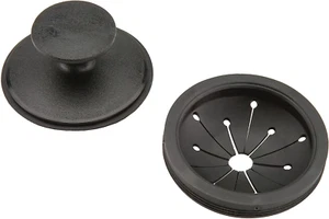 Waste King Black Disposer EZ Mount Garbage Disposal Stopper - Picture 1 of 7