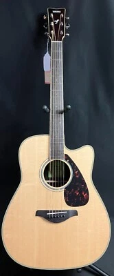 Yamaha FGX830C Dreadnought Cutaway Acoustic-Electric Guitar Natural Finish - Image 1 of 4