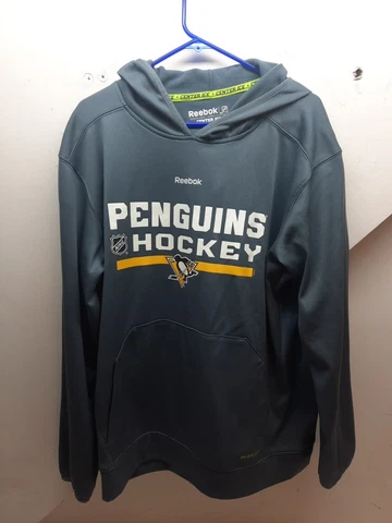Pittsburgh Penguins NHL Reebok Adult Large Center Ice Speedwick Hoodie Cover