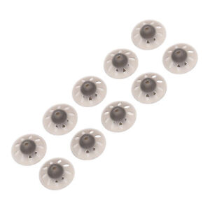 10pcs Hearing Domes Amplifier Small Open Black Ear Tips For Phonak(8mm ) NOW
