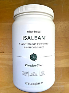 Isagenix Isalean Shake, 29.6 Oz - Chocolate Mint - FREE SHIPPING EXP 1/2025