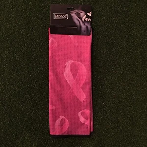 Devant Collage of Ribbons Waffle Textured Microfiber Golf Towel - Picture 1 of 3