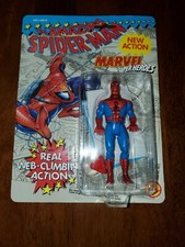 Rare Vintage SEALED SPIDERMAN Web Climbing Figure Toy Biz 1991 McFarlane