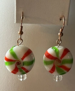 Star Mint Candy Earrings - Picture 1 of 8