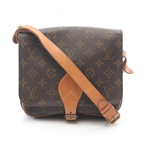 LOUIS VUITTON（LV） Borsa a tracolla Louis Vuitton Cartouchiere MM M51253 Monogram tela marrone usata LV