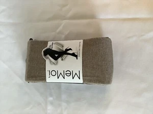 MeMoi MO-325 Flat Knit Sweater Tights L/XL Taupe Heather Machine Washable T - Picture 1 of 3