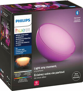 Philips Hue Go White & Color Ambiance Portable Smart Home Table Light 802875
