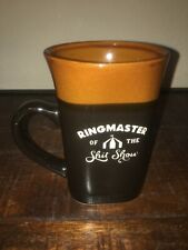 New 14 Ounce Stoneware Coffee Mug Engraved "Ring Master of the Sh*t Show"
