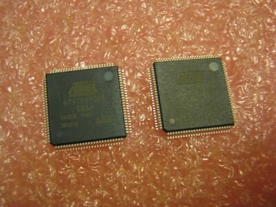 AT91R40008-66AU lot of 2 NOS Pieces from Atmel - Image 1 of 3