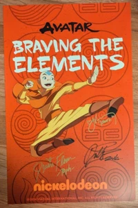 PÓSTER FIRMADO AVATAR KORRA BRAVING THE ELEMENTS EXCLUSIVO DE LA SDCC 2024 X3 VARNEY - Imagen 1 de 2