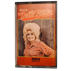 Best Of Dolly Parton RCA Stereo Cassette Tape APK1-1117 1975 Release - Picture 1 of 7