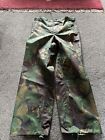 Vintage 1980s NATO Military Army Issue Waterproof PVC Trousers