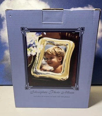 Heritage Mint Silverplate 4X6 Frame Photo Album Wedding Gift Holiday Keepsake - Image 1 of 4
