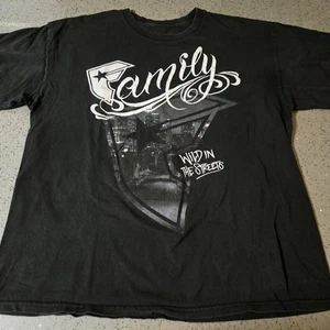 Camiseta Famous Stars And Strap Para Hombre L Negra Y2K Grunge Family De Colección - Imagen 1 de 6