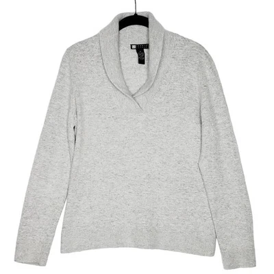 Suéter Carole Little Vintage Mezcla de Lana Angora Mantón Cuello Pullover Mediano Foto 1 de 4