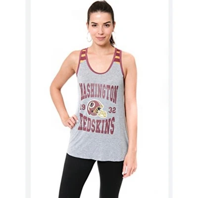 Camiseta sin mangas Washington Commanders NFL de malla súper suave para mujer talla pequeña Foto 1 de 4