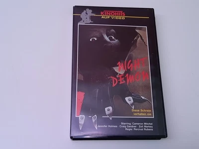 Night Demon 1979 VHS German PAL Titan Video Großbox The Demon Der Teuflische - Bild 1 von 4
