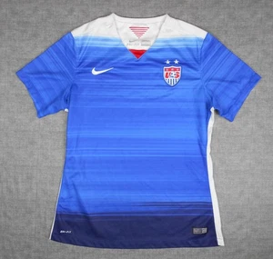 Nike Dri-Fit YOUTH Girl U.S. National Soccer Team Blue Jersey Size Large - Picture 1 of 9
