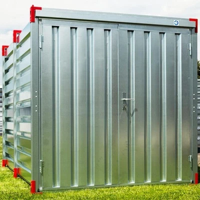 Blechcontainer 5m Materialcontainer Lagercontainer  Garage Baustelle Container - Bild 1 von 4