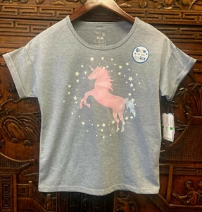 New Max & Olivia Big Girls Unicorn Pajama T-Shirt Top, Large (10-12) - Picture 1 of 1