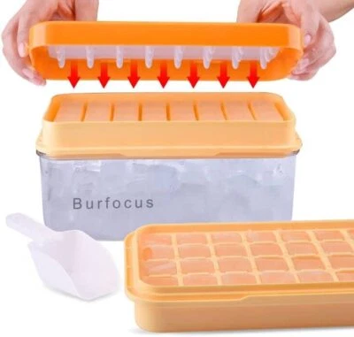 Ice Cube Ice Trays Ice Ball Maker Mold for Freezer Silicone Ice Cube Creator bin - Image 1 of 4