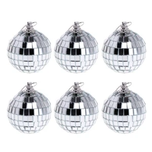 Set Of 6Pcs Mirror Glass Ball Disco Lighting Kit For Home Stage Club - Picture 1 of 8