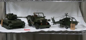 Army Military Vehicle Model Gift Presents Helicopter Jeep Tank Brand New in Box - Picture 1 of 10