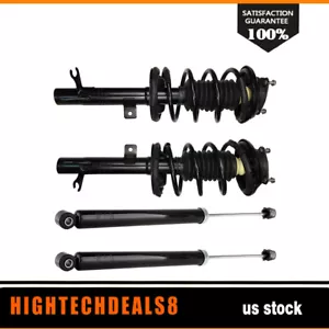Full Set For 2000-2005 Ford Focus Rear Shocks Front Struts w/ Coil Springs mount - Picture 1 of 9