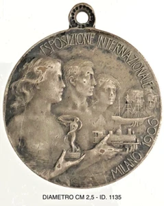 MILANO ESPOSIZIONE INTERNAZIONALE DI MILANO 1906 MED. INAUGURAZIONE DEL SEMPIONE - Picture 1 of 6