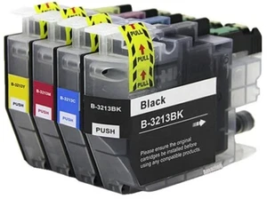4 Tintenpatronen Verwendung mit Brother DCP-J572DW DCP-J772DW DCP-J774DW, kein OEM - Bild 1 von 1