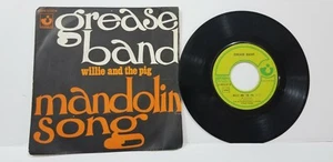 The Grease Band MANDOLINE SONG Vintage 1970s French Euro Press 45 Record - Bild 1 von 4