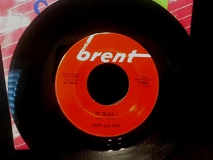SKIP & FLIP-Original HIT 45-"It Was I"-Brent Records-1959-Gary Paxton singer!-EX - Picture 1 of 1