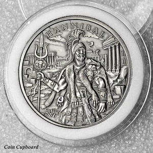 Hannibal - Legendary Warriors collection - 1oz .999 antiqued silver Art round - Picture 1 of 2