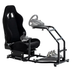 Dardoo Gaming Simulator Cockpit mit Sitz Einstellbar Fit Logitech G920 G29 - Bild 1 von 21