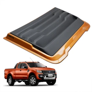 Fits Ford Ranger Wildtrak 4x2 4x4 2015 16 18 Orange FLQ Scoop Hood Cover - Picture 1 of 8
