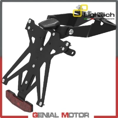 LIGHTECH Adjustable License Plate Holder Kit Honda CB 650F 2014 > 2018 - Image 1 of 3